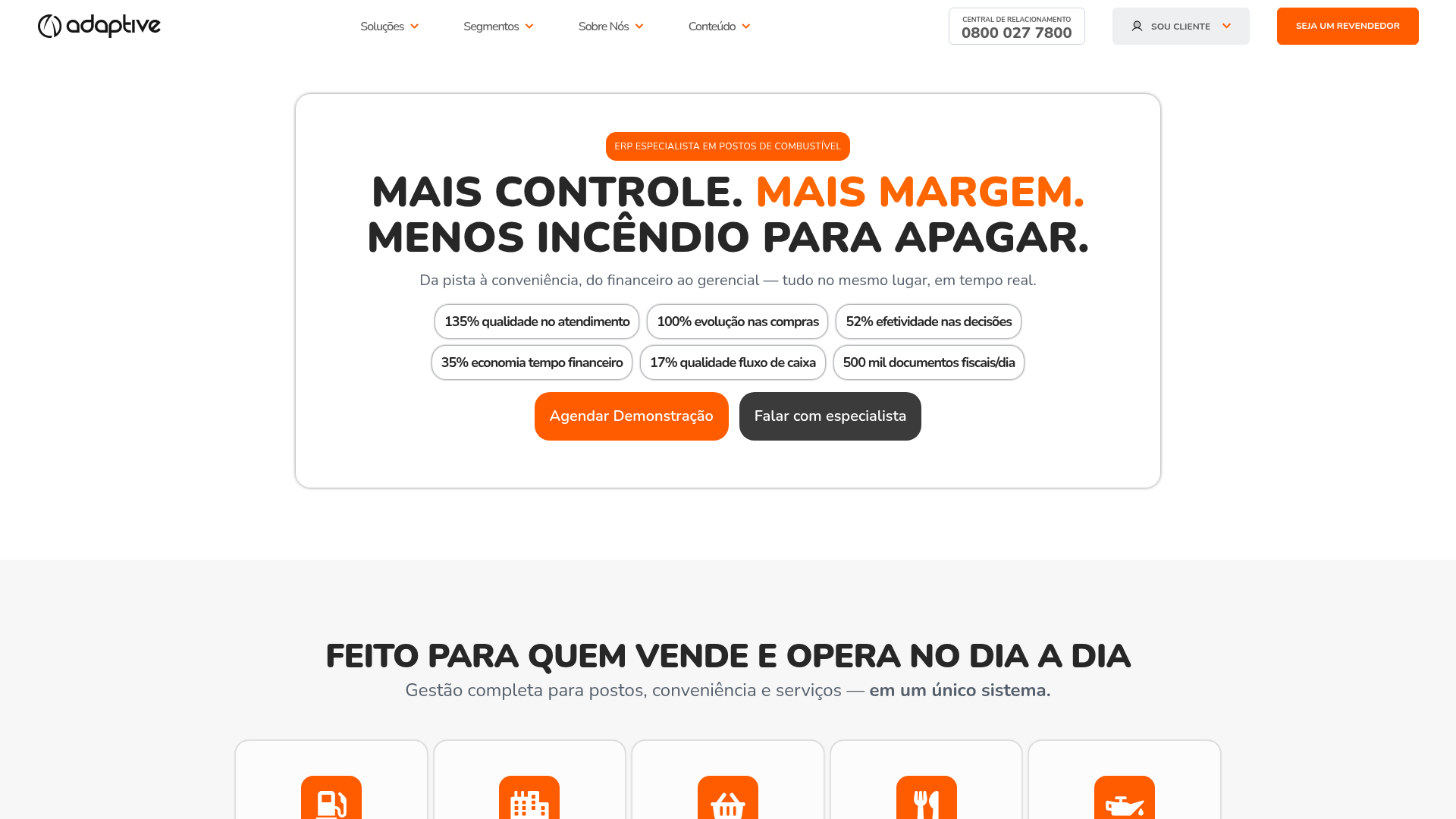 PDV e Pista Nativa
